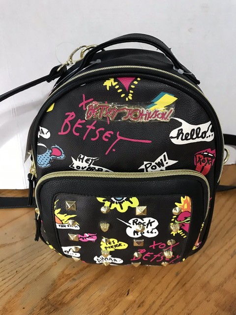 betsey johnson convertible backpack