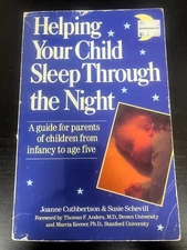 Helping Your Child Sleep Through the Night 1985 Paperback Joanne Cuthbertson