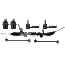 Steering Rack Ball Joints Stabilizer +Tie Rod End Links kIT For Jeep Compass FWD