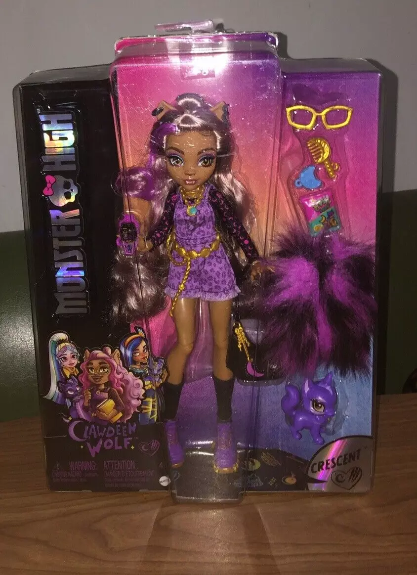 2022 Mattel Monster High Clawdeen Wolf G3 Doll New In Box Ready to Ship