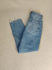 Urban Outfitters BDG Womens Jeans 27 Blue Mom High Rise Medium Wash Distressed