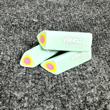 Vintage Yikes Erasers Nickelodeon 90's Retro 3 Pack Unused New School Book Fair