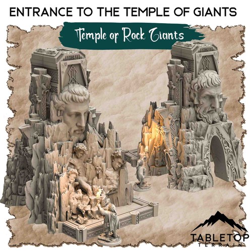 Temple of the Rock Giants - Thematic Dungeon Terrain - Fantasy Tabletop Terrain - Picture 5 of 10