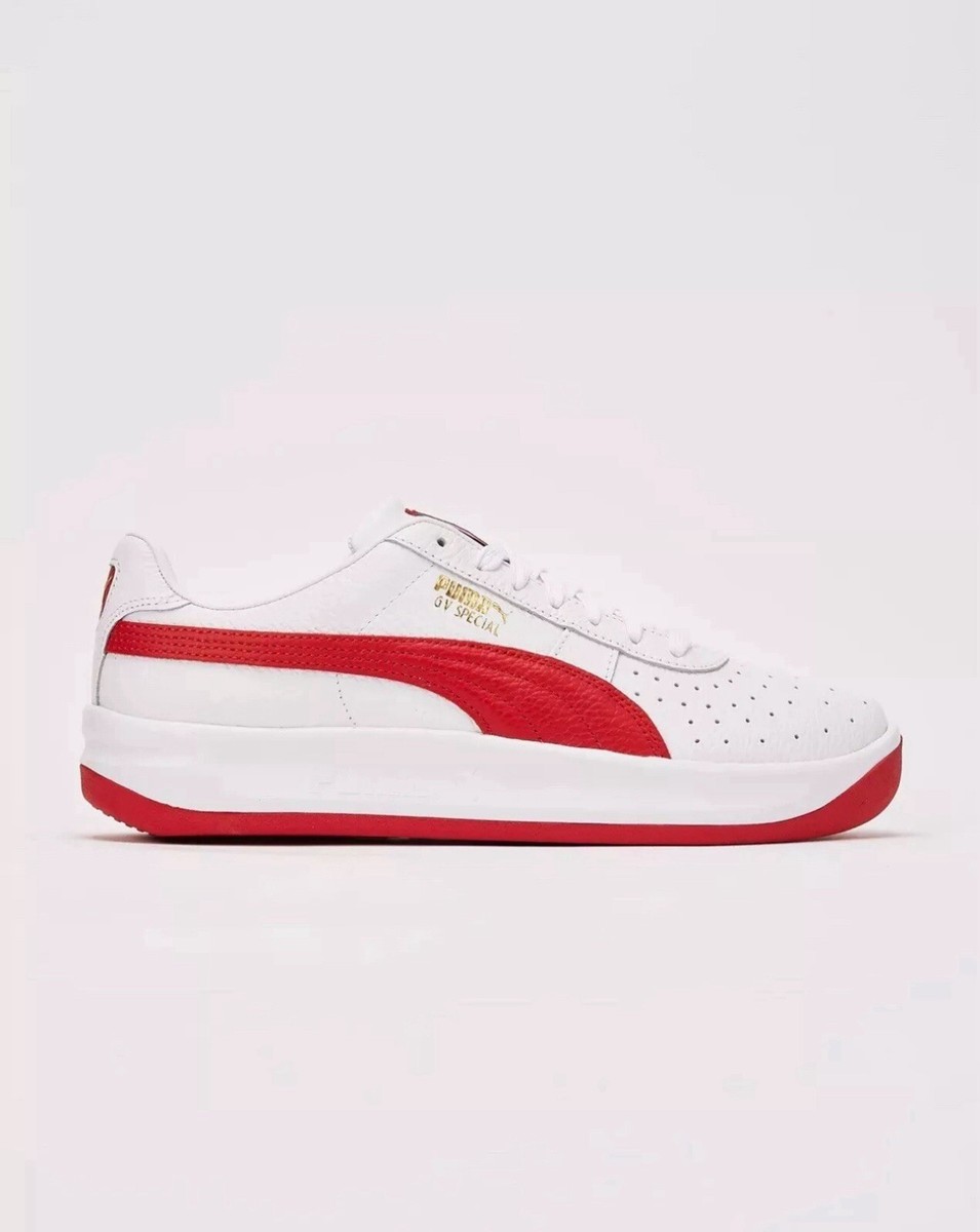Puma Shoes Puma Gv Special Baltimore Puma Men's GV SPECIAL Guillermo Vilas  White/Ribbon Red Sneaker 36661307