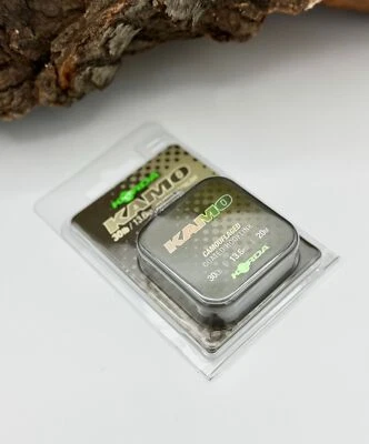 Korda Kamo Camouflaged Coated Hooklink 30lb 13,6kg 20m Vorfachschnur
