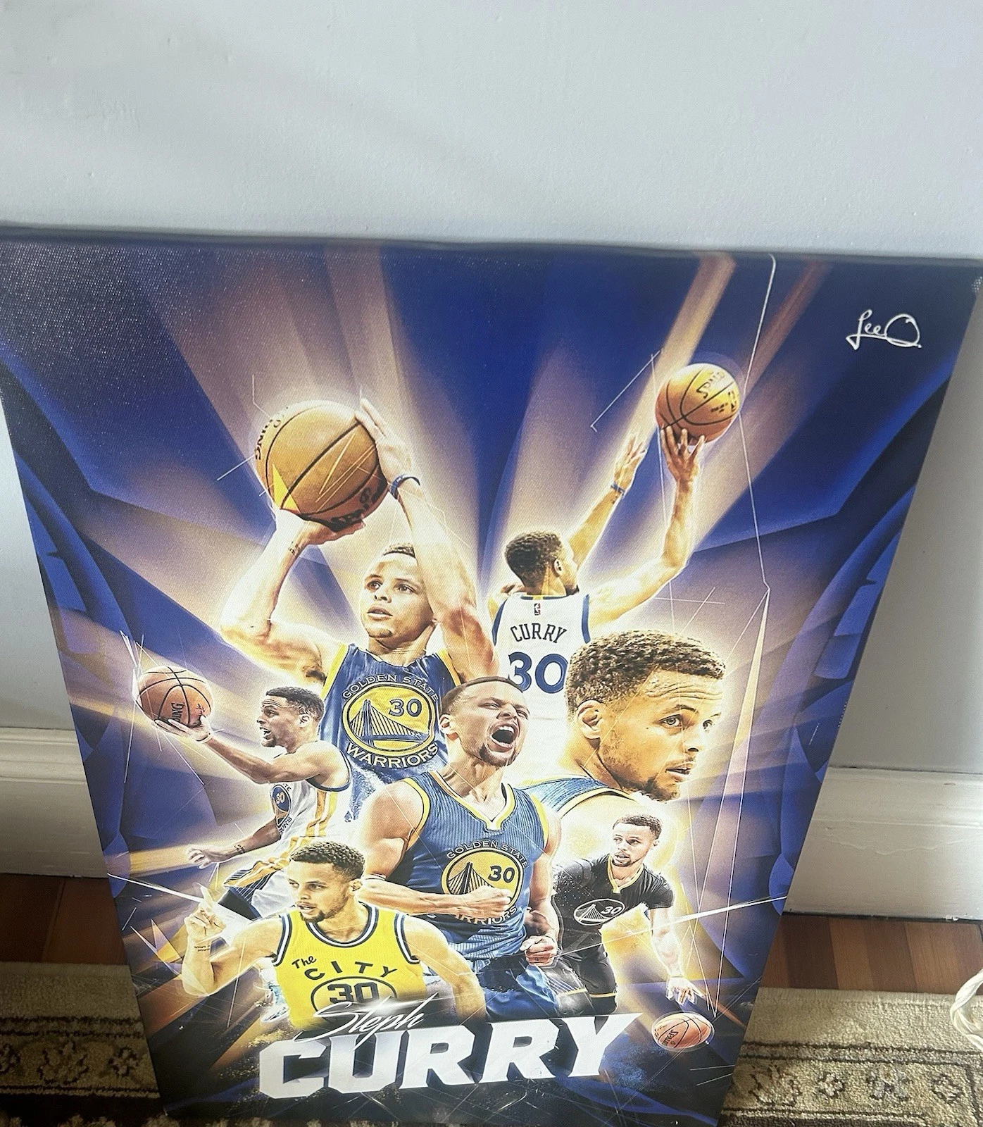Steph Curry Golden State Warriors Vertical Poster Bedroom Art