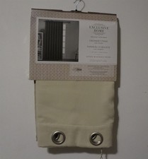 Exclusive Home Grommet Sateen Patio Curtain Window Panels 100 x 84 Linen