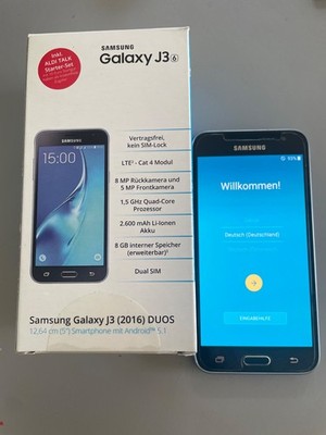 Samsung Galaxy J3, in OVP TADELLOS !!