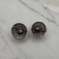 Vintage Mexico Sterling Sombrero Hat Cufflink...