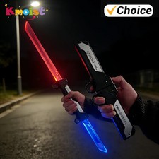 2026 New Luminous 2-IN-1 Lightsaber Sword Axe Role Play Cosplay Interactive Toy