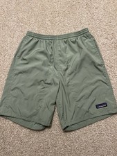 Patagonia Baggies Lights Moss Green Swim Shorts Small