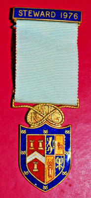 1976 Royal Masonic Institution for Girls Festival Stewards Jewel RMIG ***