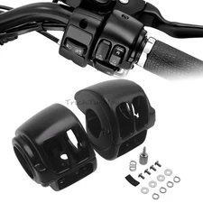 Black Handlebar Hand Control Switch Housing Cover For Harley Sportster Touring