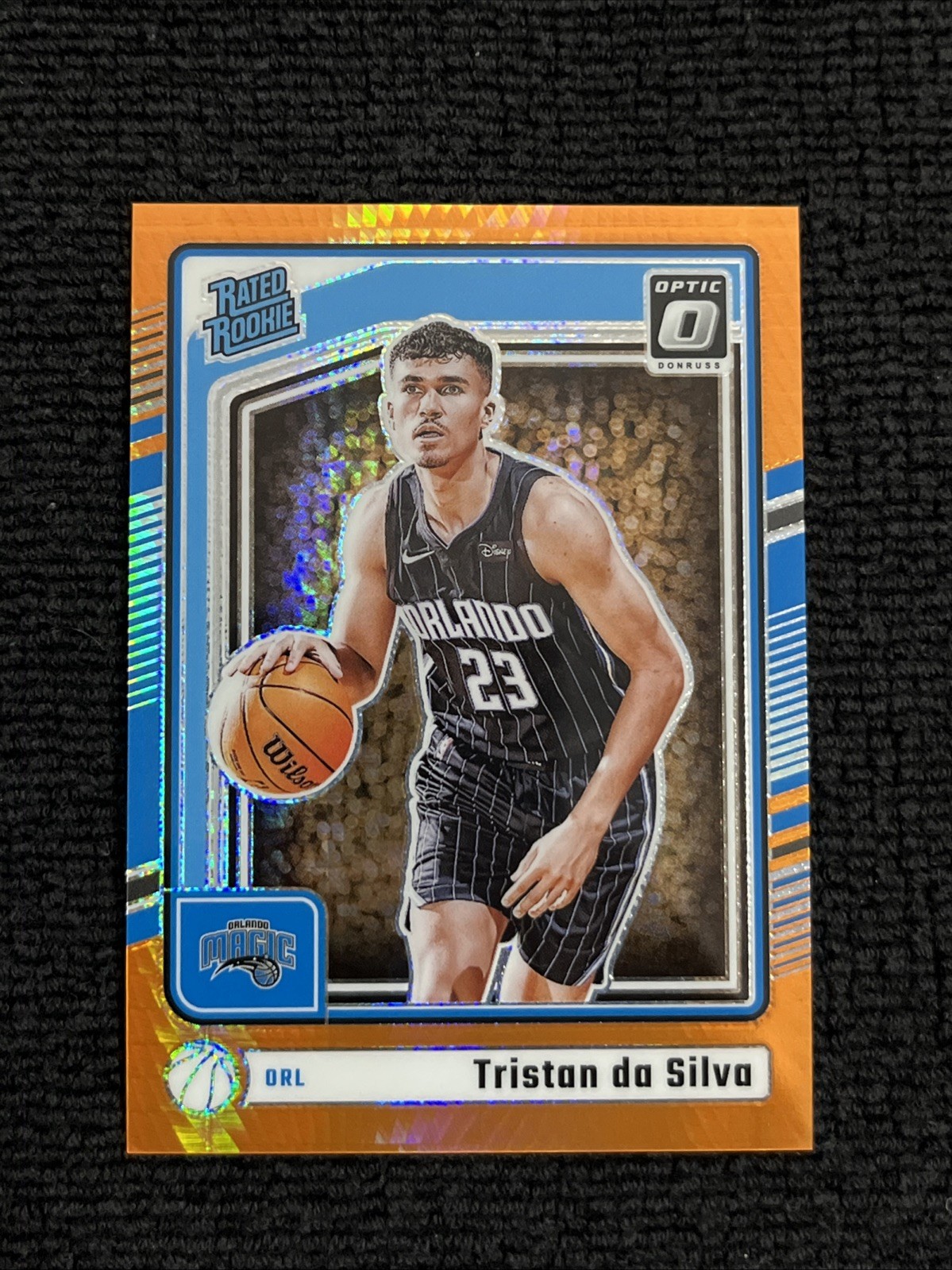 2024-25 Panini Donruss Optic Tristan Da Silva Orange Hyper Prizm /299 RC #260