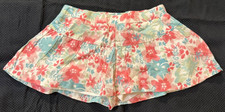 Kids Girls Pink Floral Skirt Lined Size 2T Toddler Cotton
