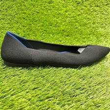 Rothy's The Point Womens Size 8 Black Casual Classic Slip On Ballet Flats Shoes