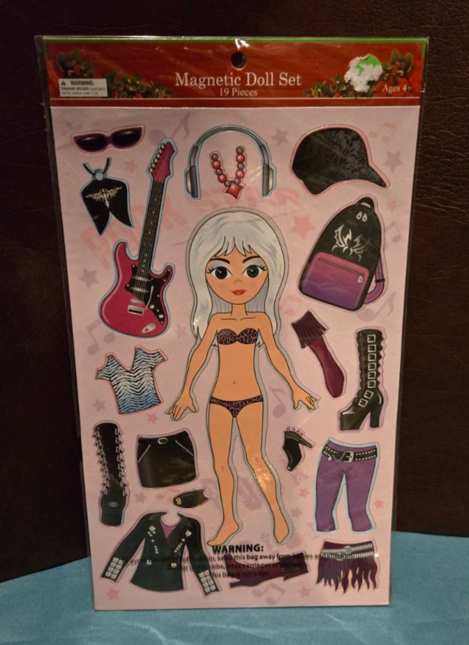 Magnetic Doll Set DOLL WITH CLOTHING  12" x 7" NEW  YOU pick