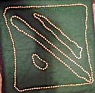 VTG 3 Faux Pearl Necklaces And 1 Bracelet, Costume Jewelry pre-owned 70's — photo 3