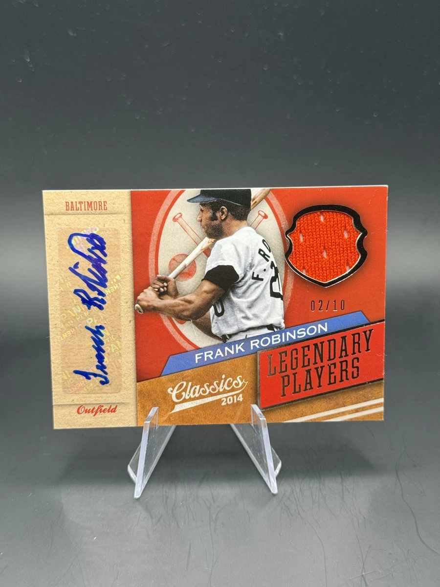 NEUF 3 FRANK ROBINSON CINCINNATI REDS MEMORIAL FER SUR PATCH