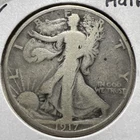 1917 S Reverse Walking Liberty Half Dollar 50¢