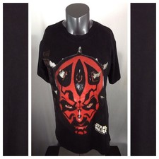 Vintage Star Wars Darth Maul T Shirt Large Episode 1 Phantom Menace Disney