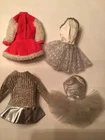 Barbie Vintage ‘60’s Clothing 4 Lot, Ballerina #989, #1885, #1793 Skate Mates