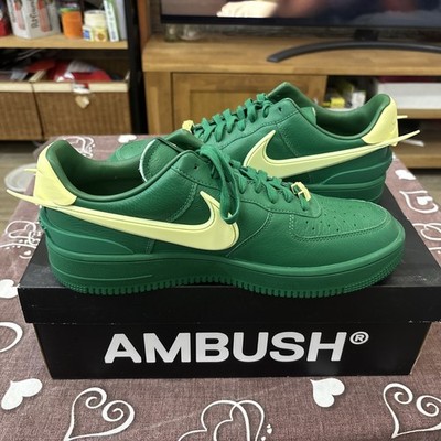 NEU Nike Air Force 1 Low SPx AMBUSH Pine Green Yellow Herren (45) Gr. 11 DV3464 300