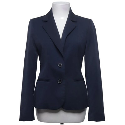 Anne Klein, Blazer, Größe: S, Blau, Acetat/Elasthan/Polyester/Viskose #4kK