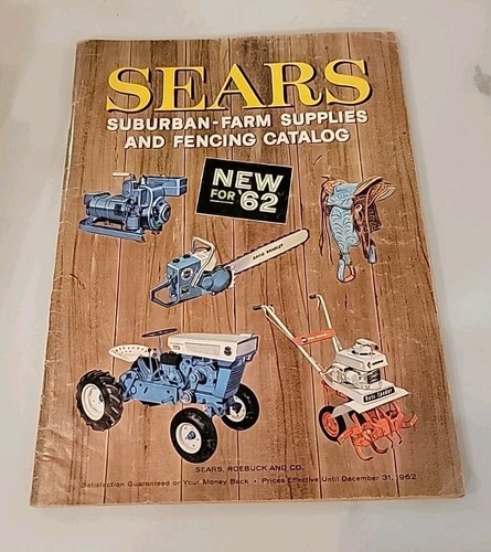1962 SEARS Suburban-Farm Supplies & Fencing Catalog GO KARTS KIDDIE CARNIVAL