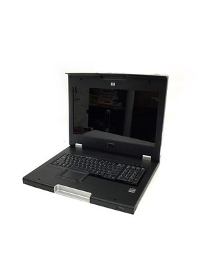 HP TFT7600 17'' Rackmount LCD Monitor Keyboard Mouse - NO Rails, AC, or Cables