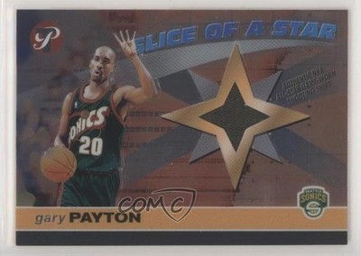 2001-02 Topps Pristine Slice Of A Star Gary Payton #S-GP HOF 0b18