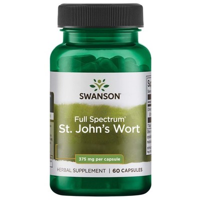 Swanson, Full Spectrum St. John's Wort, 375mg, 60 Kapseln - Blitzversand