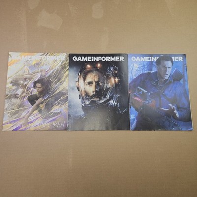 Lot of 3 Game Informer Magazines EVIL DEAD The Callisto Protocol FORSPOKEN