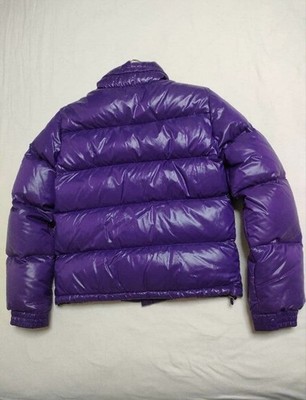 MONCLER Everest Down Jacket Shiny Purple Size 0 Authentic Used 