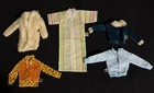 LOT of (5) VINTAGE 1980 Mego Jordache Barbie Clothes