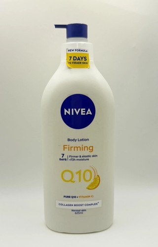 NIVEA Q10 Firming Body Lotion 625ml Vitamin C Collagen Boost Normal Skin