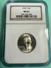1935 Washington Quarter NGC MS 64