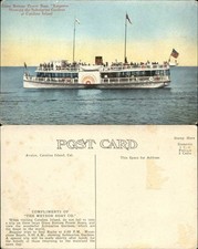 Fondo Vetro Potenza Meteora Barca Imperatore Giardini Sottomarini Isola Catalina CA