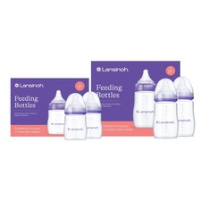 Newborn Gift Set - 3 Anti-Colic 5oz Bottles  3 Breastfeeding 8oz Bottles, S/M F