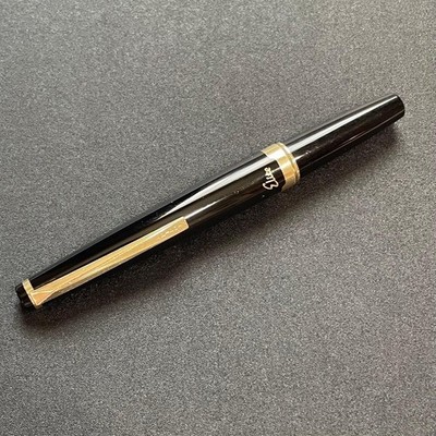 Pilot Elite S Vintage Fountain Pen 18K Fine/Medium Nib Tested Working from Japan