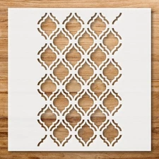 Moroccan Geometric Wall Art Stencil for Unique Home Decor - StencilAir