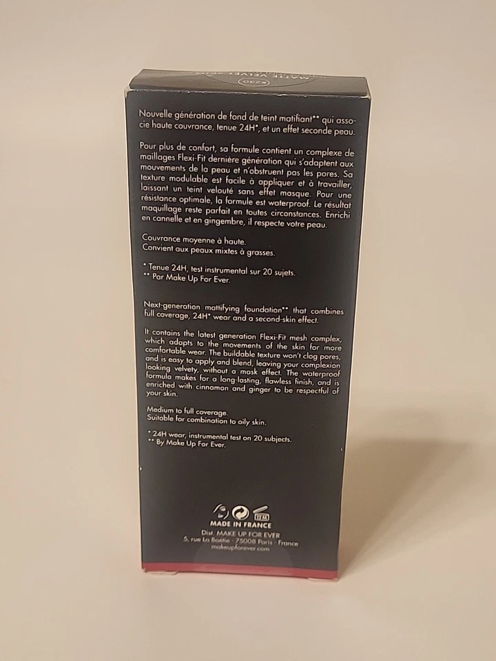 Make Up For Ever Matte Velvet Skin Full Coverage Foundation 30ml/1.01 Floz R230 - Image 3 of 4