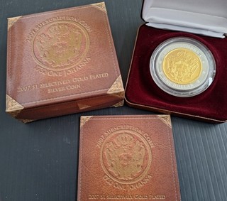 2007 Australia Portuguese Johanna Proclamation Coin 60g Silver( .999 ) $1 coin
