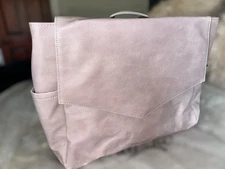 NEW Thirty-One Bags On Point Backpack Purse -Stone Distressed Pebble 10.5" x 15"