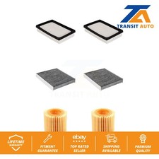 Air Cabin Engine Cartridge Oil Filters (6 Total) Kit For Toyota Prius Prime