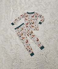 Little Sleepies OG LLAMA LOVE Two Piece Pajamas SIZE 4T