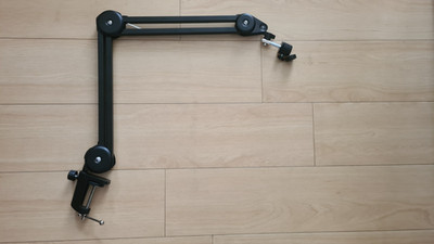 ️ TOMLOV Flexible Arm Mikroskopständer Scherenarm Tischklemme   Heavy Duty