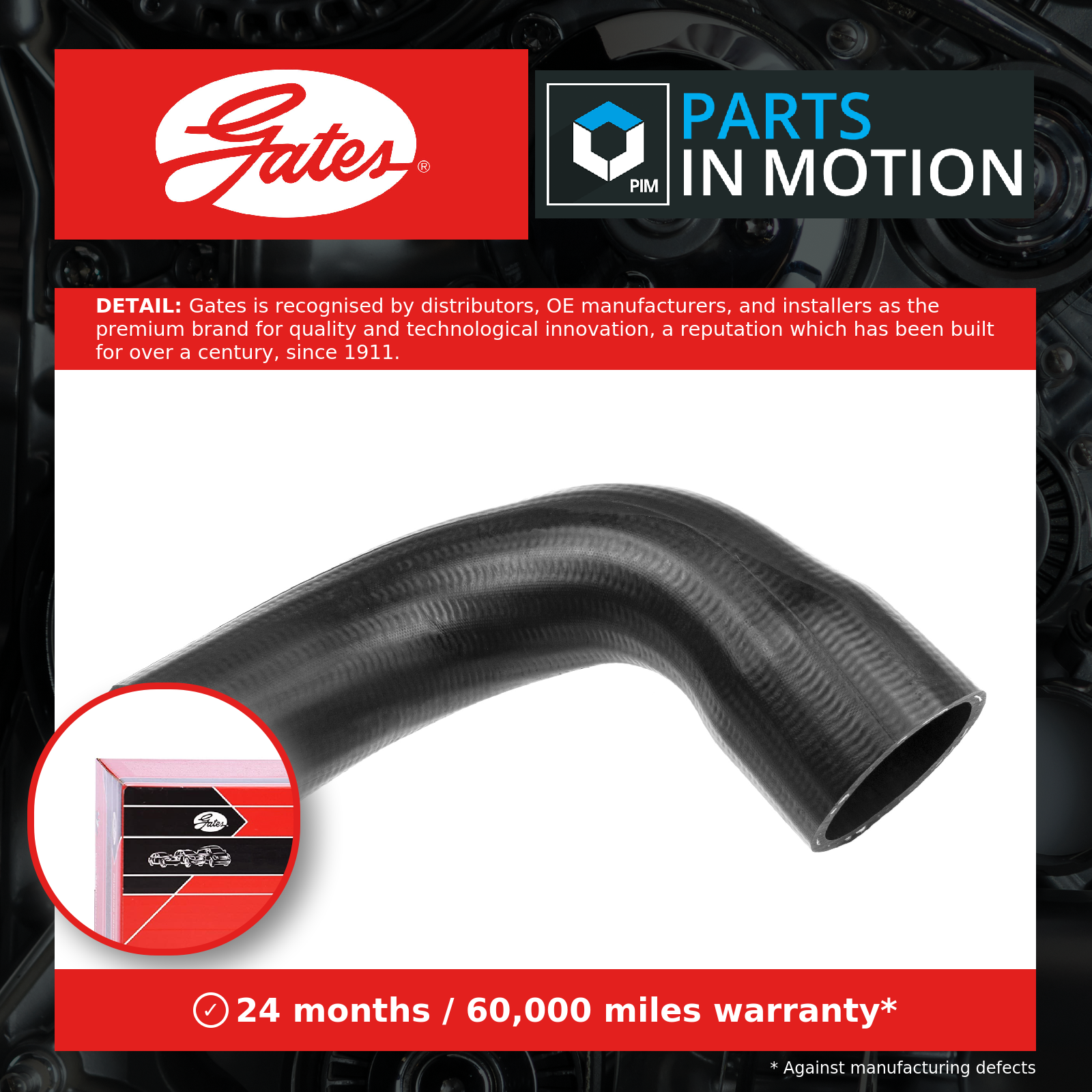 ✅Fits GATES-PRZEWODY 09-1240 AIR SUPPLY HOSE TURBO ⭐UK Seller⭐ - Image 4