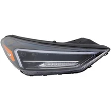 Passenger Side LED Headlight For Hyundai Tucson 2019-2021 w Bulb/s CAPA Adaptive