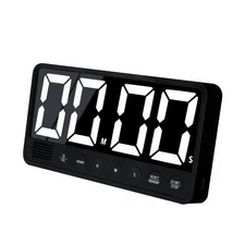 Digital Kitchen Timer - 7.1” Extra Large Display LED Magnetic Rechargeable Co...